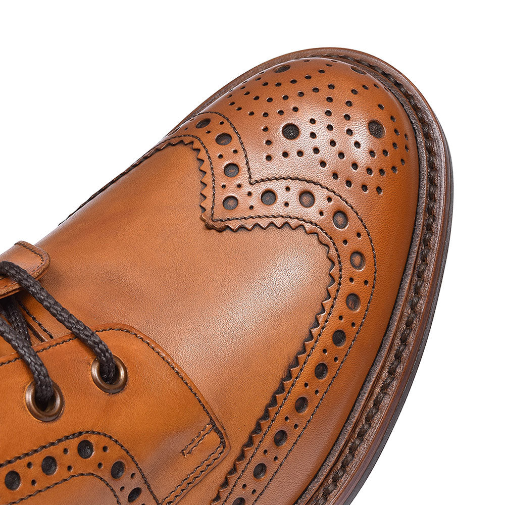 Bedale Derby Brogue Boot For Men In Tan