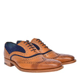 Mcclean Leather Brogues For Men In Tan