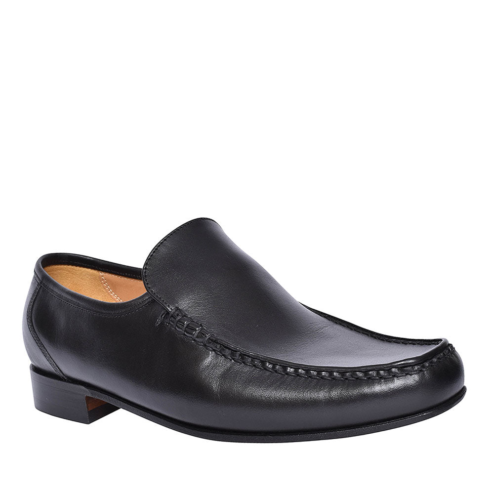 Javron Slip On Moccasins For Men In Black