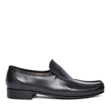 Javron Slip On Moccasins For Men In Black