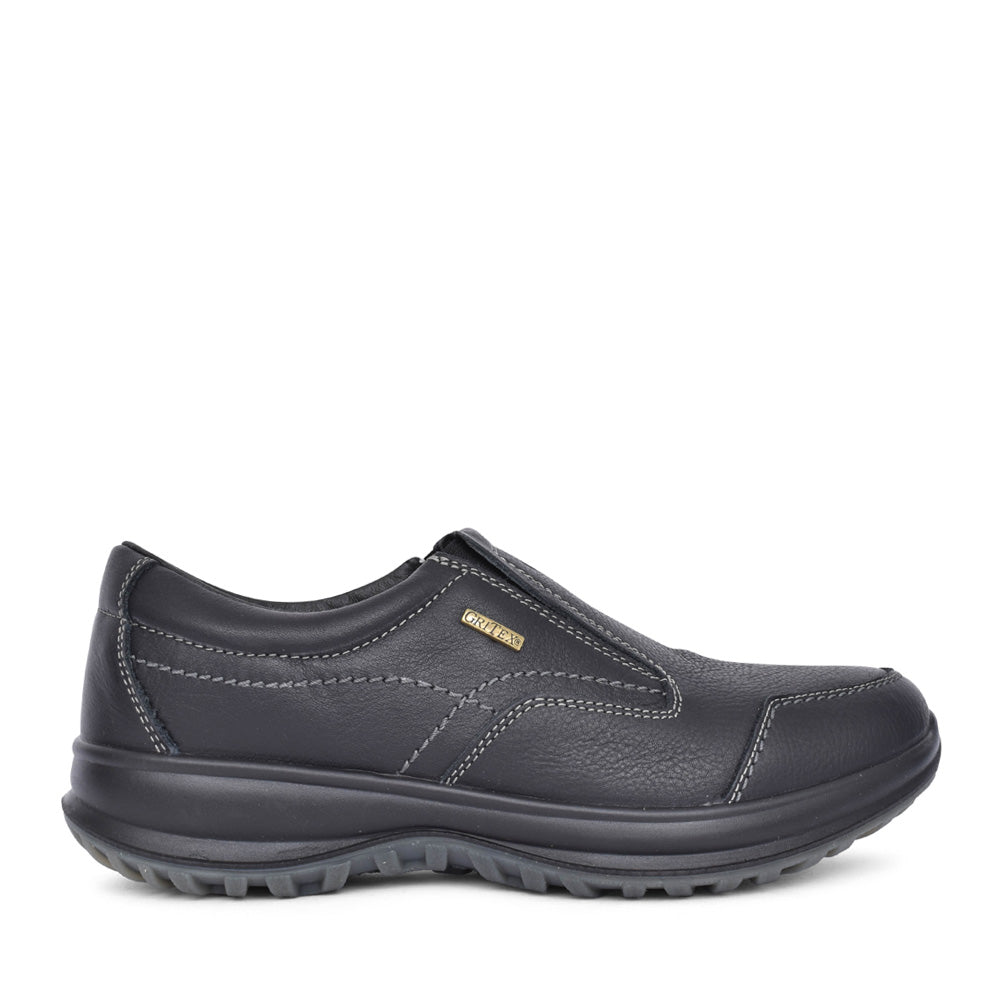 Mens Melrose Bmg057 Slip On Walking Shoe In Black