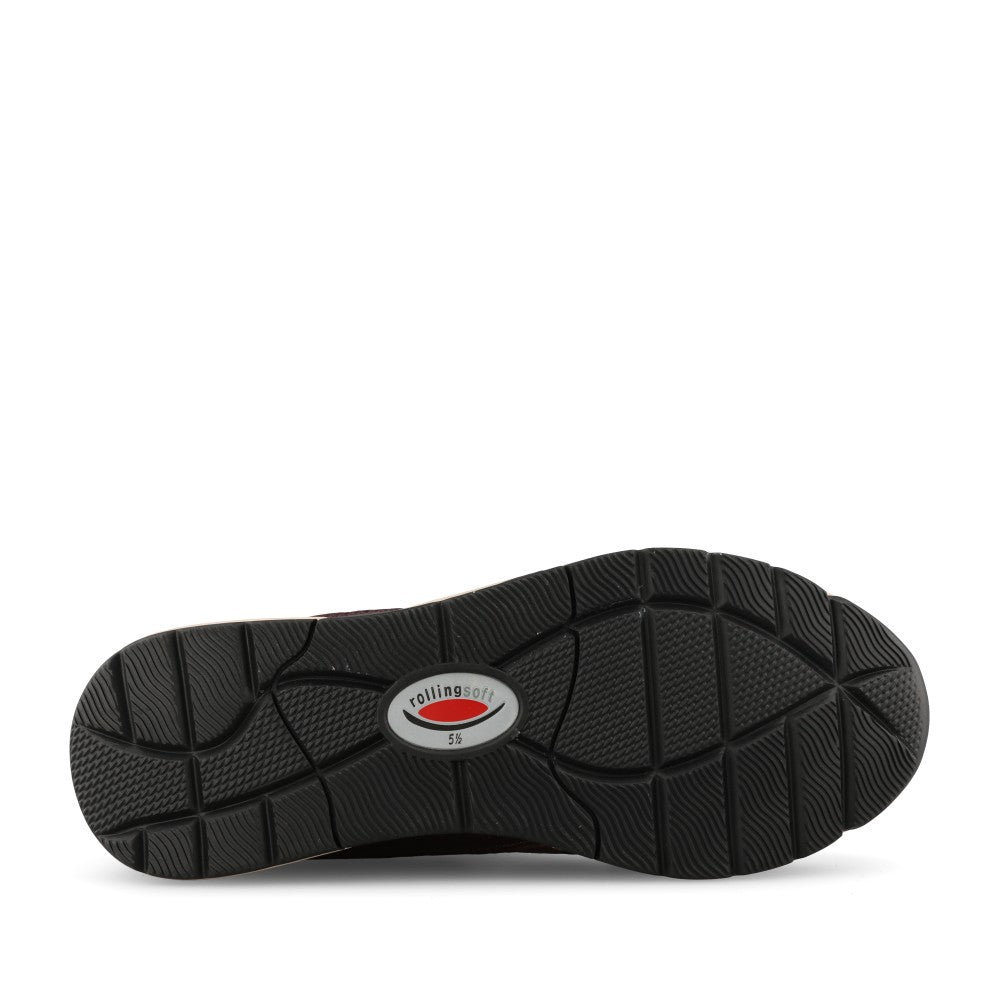 Gabor Ladies 0106.01.016 Adora Rollingsoft Trainer In Brown Metalic
