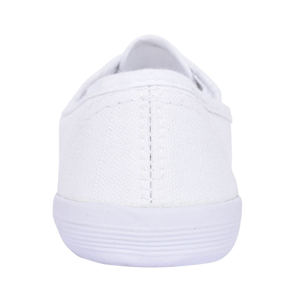 R4301jr Canvas Plimsolls For Girls In White