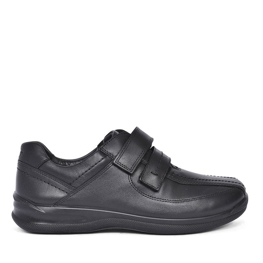 Medway Std Fit Velcro Casual Shoe For Men In Black