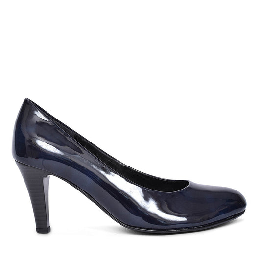 GABOR HIGH HEEL COURT SHOE FOR WOMEN in NAVY