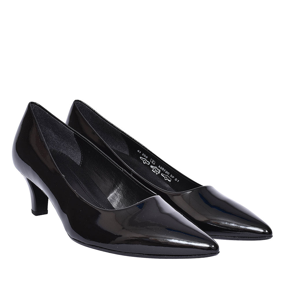 Point Toe Mid Heel For Women In Black