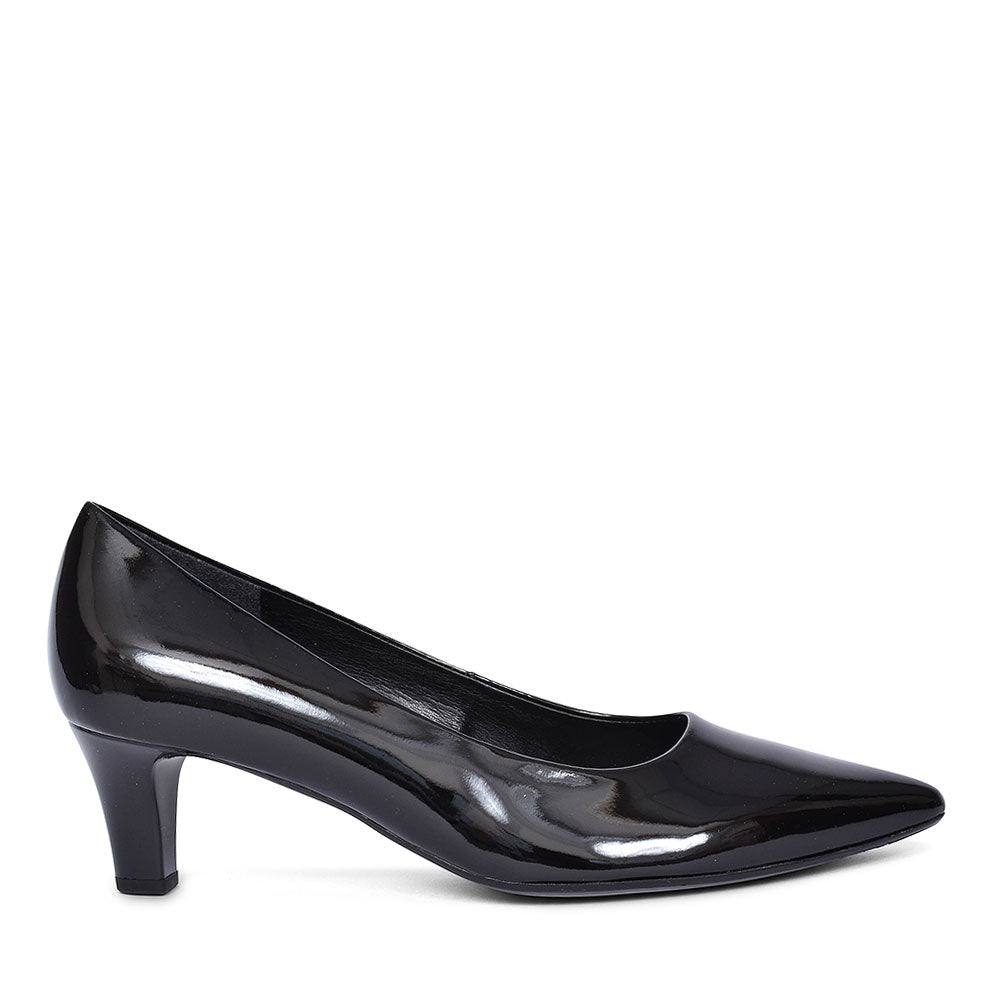 Point Toe Mid Heel For Women In Black