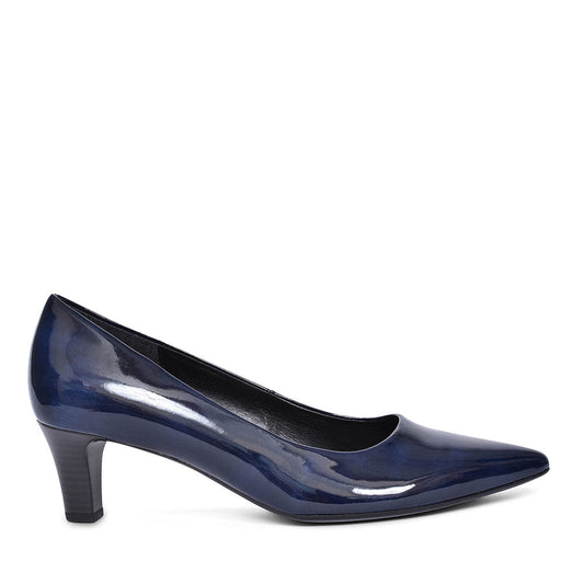 GABOR POINT TOE MID HEEL FOR WOMEN in BLUE