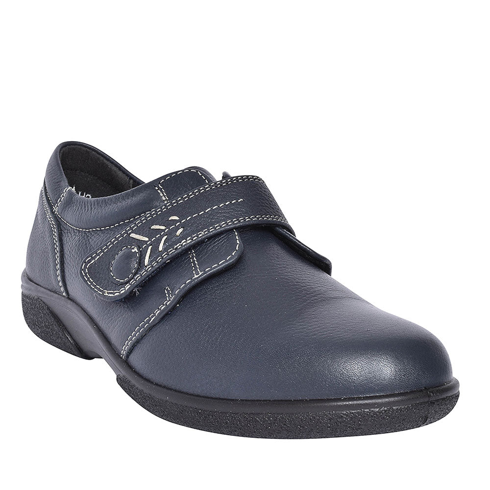 Healey 4e Plain Toe Shoe For Ladies  In Navy