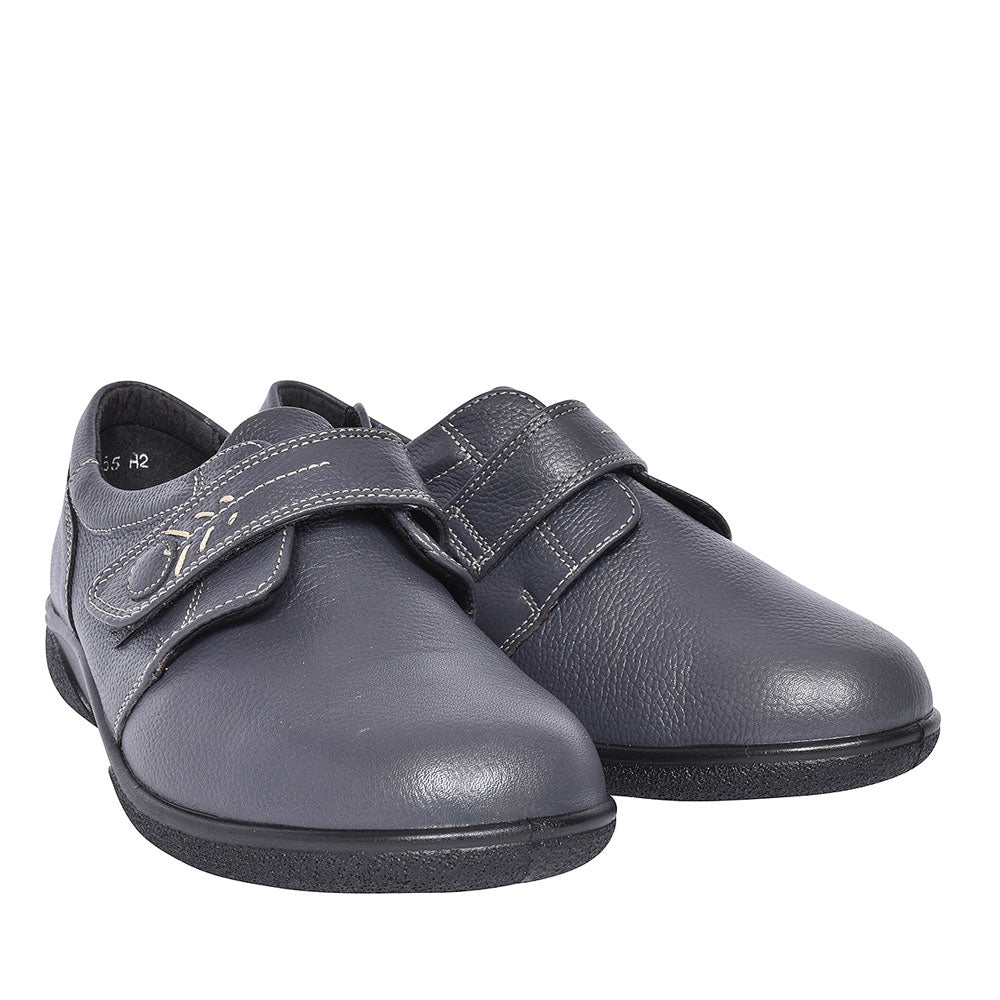 Healey 4e Plain Toe Shoe For Ladies  In Grey