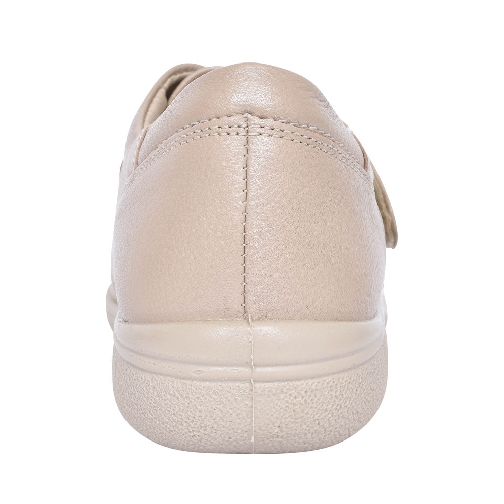 Healey 4e Casual Velcro Strap Shoe For Ladies In Champagne