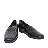 Ladies 0408140 Rochester Ii Slip On Wedge Shoe In Blk Patent