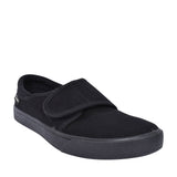 Hopper Run Black Fabric Plimsolls For Boys In Kids G Fit