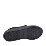Hopper Run Black Fabric Plimsolls In Kids F Fit