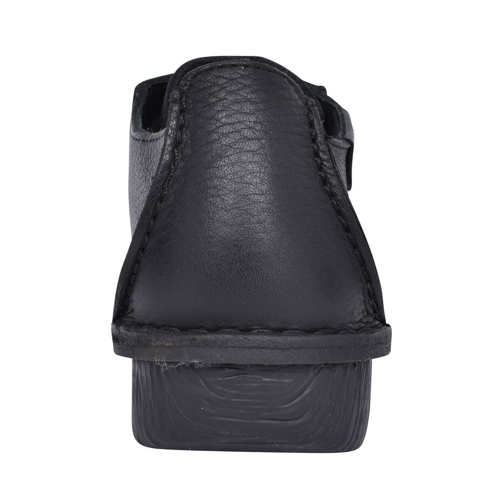 Ladies Funny Dream Leather Shoe  In Blk Leather