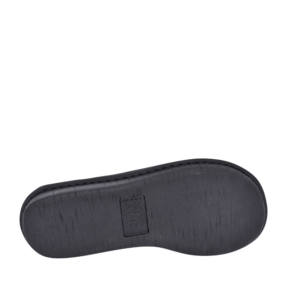 Ladies Funny Dream Leather Shoe  In Blk Leather