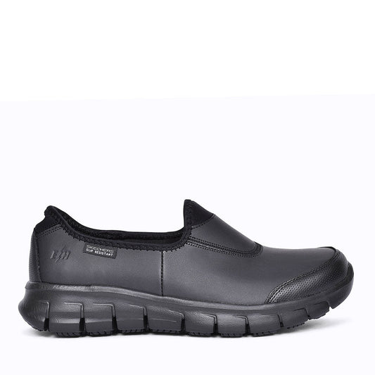 SKECHERS SURE TRACK SHOES FOR GIRLS in BLACK
