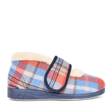 Ladies Hush 409 Wide Fit Bootie Slipper In Multi-colour