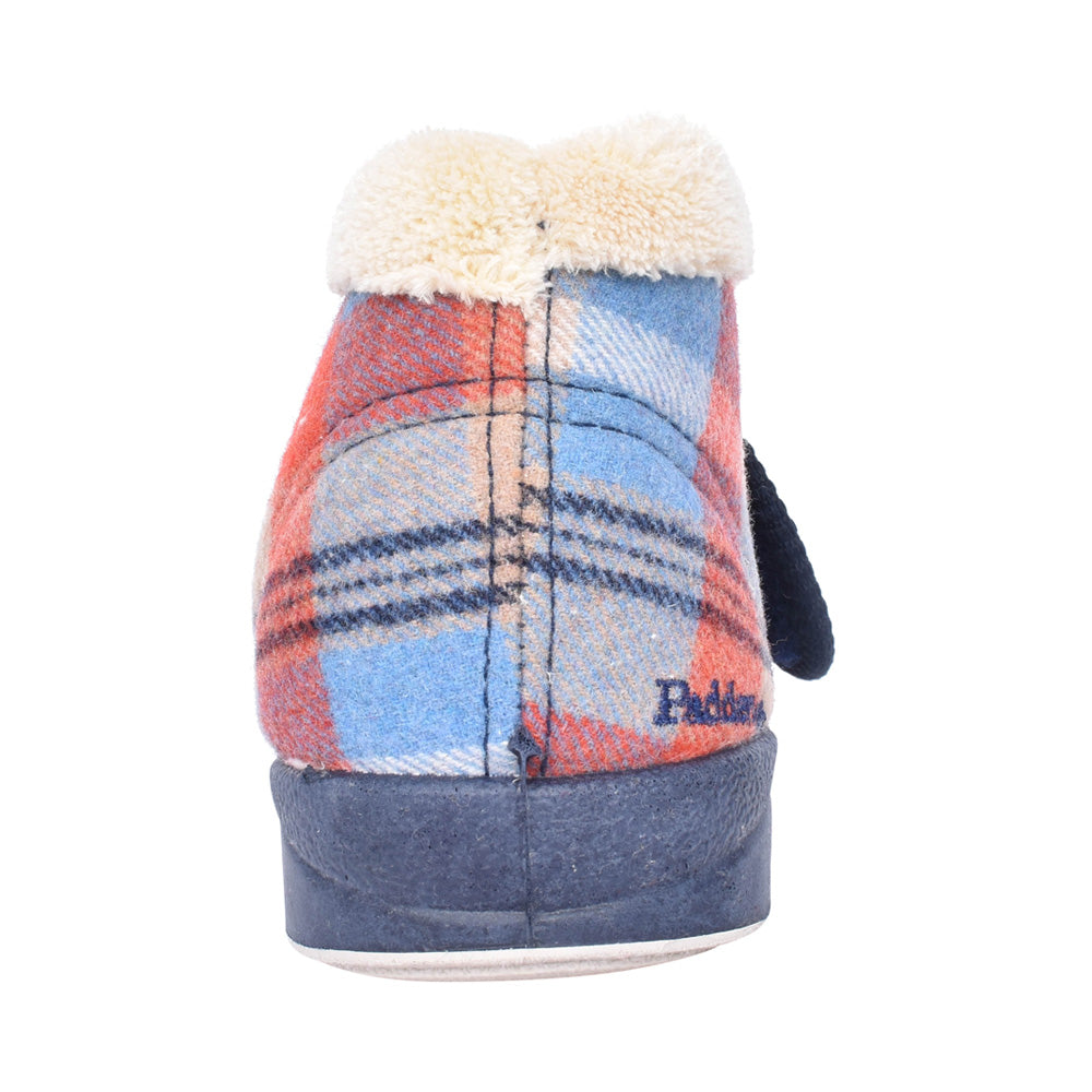 Ladies Hush 409 Wide Fit Bootie Slipper In Multi-colour