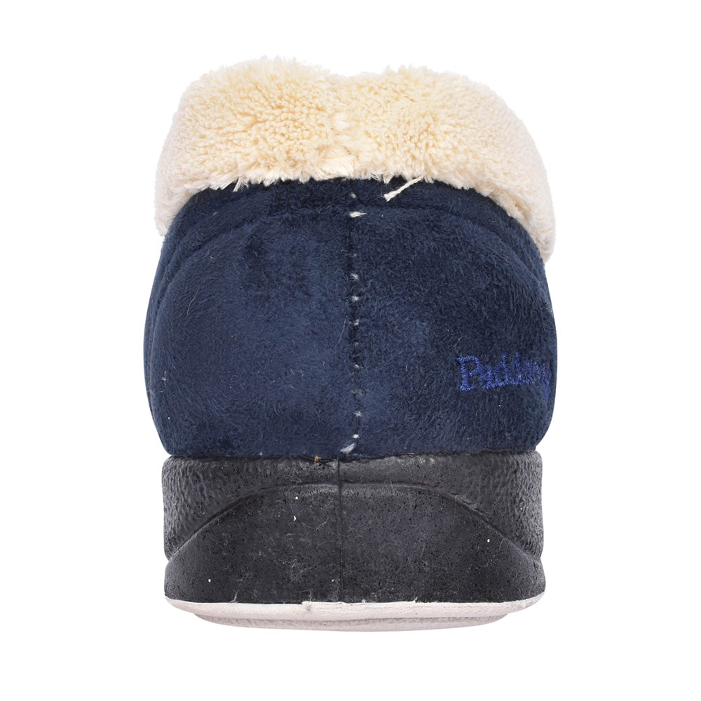 Ladies Carmen 417 Wide Fit Slipper In Navy