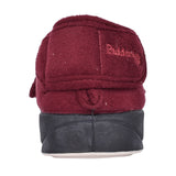 Ladies Enfold 427w Wide Fit Adjustable Slipper In Burgandy