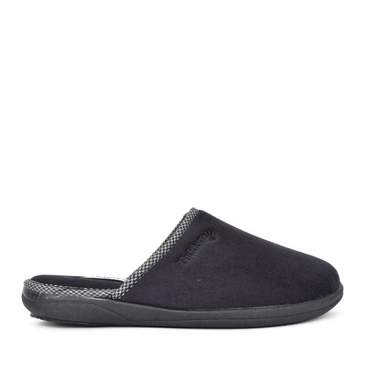 PADDERS MENS LUKE 471 WIDE FIT MULE SLIPPER in BLACK