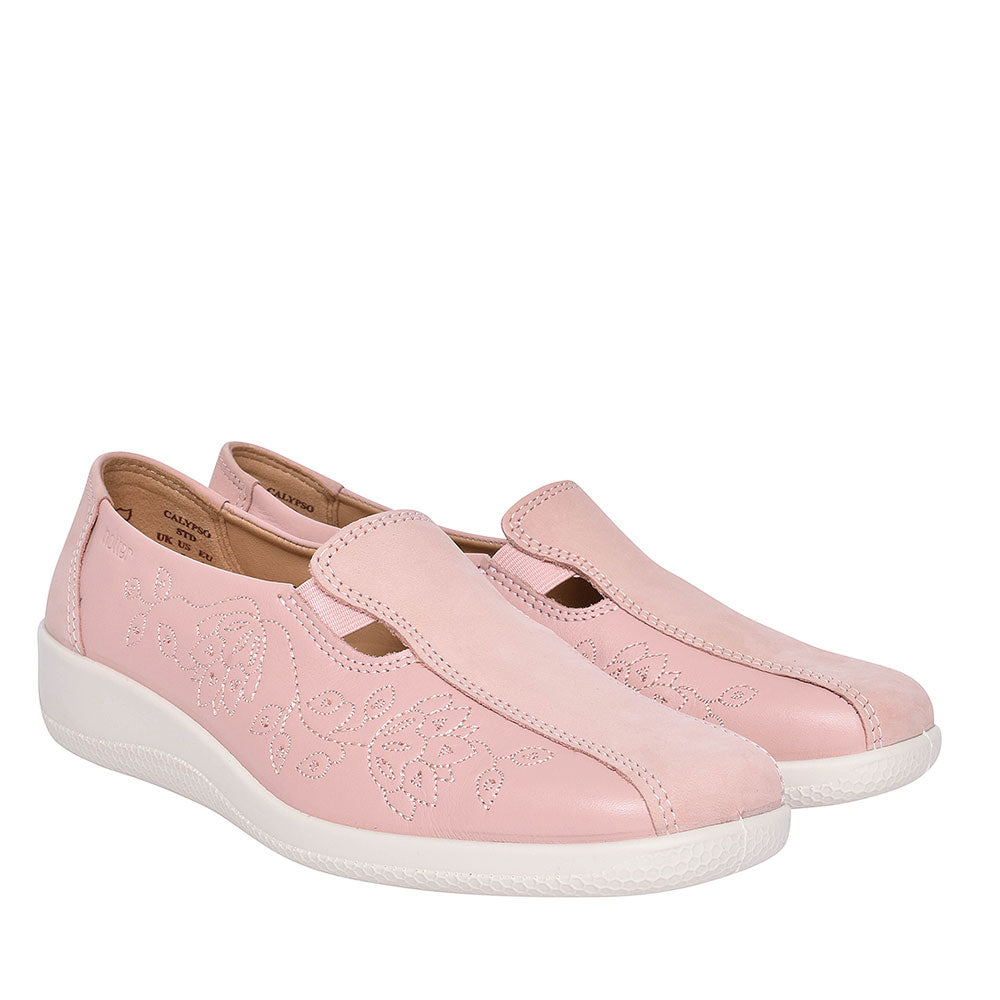 Calypso Std Fit Casual Shoe For Ladies In Aqua