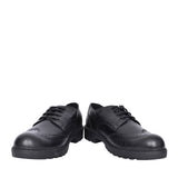Girls Casey J6420n Laced Shoe For Girls In Black Leather