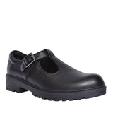 Girls J8420e Casey Shoe For Girls In Blk Leather