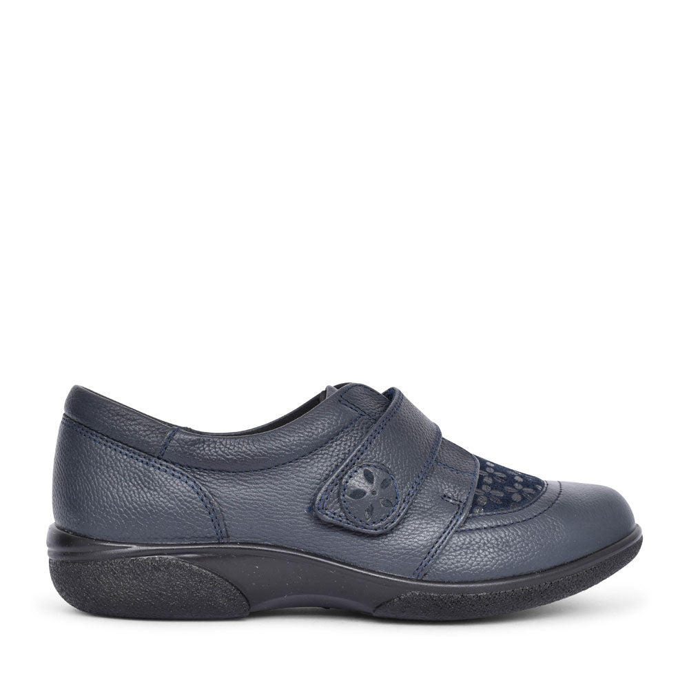 Ladies Keswick 2v Velcro Shoe In Navy