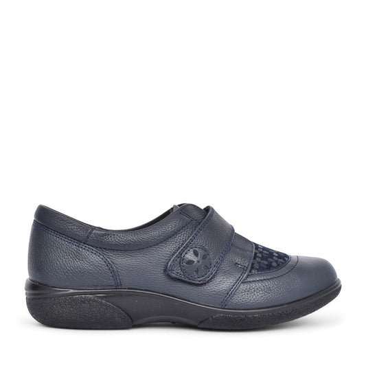 Ladies Keswick 2v Velcro Shoe In Navy