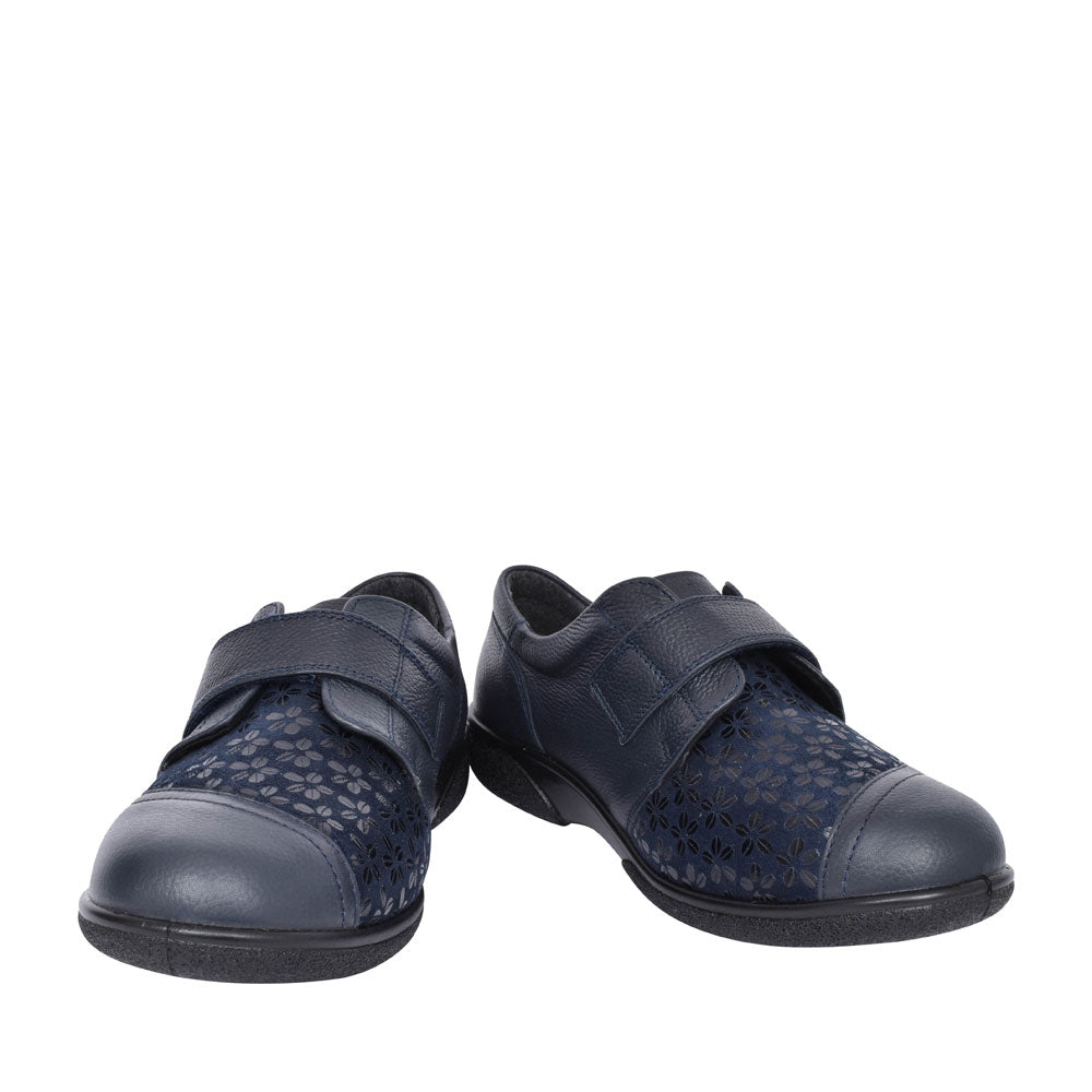 Ladies Keswick 2v Velcro Shoe In Navy