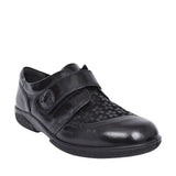 Ladies Keswick 2v Velcro Shoe In Blk Patent