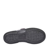Ladies Keswick 2v Velcro Shoe In Burgandy