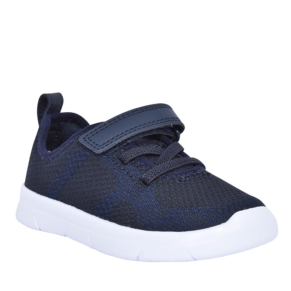 Ath Flux Navy Textile Trainer For Boys In Kids G Fit
