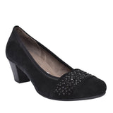482 Mid Heel Court Shoe For Ladies In Black
