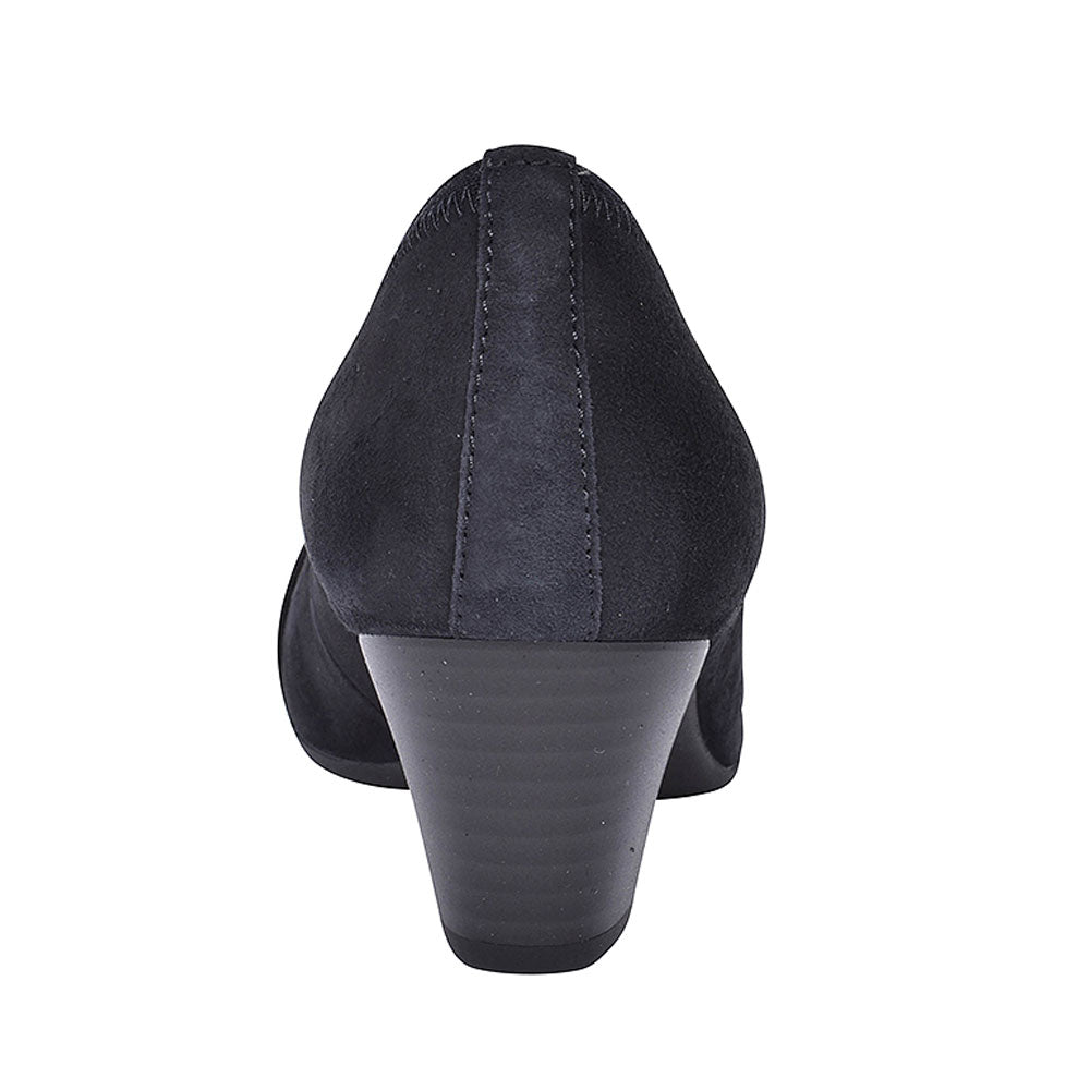 482 Mid Heel Court Shoe For Ladies In Navy