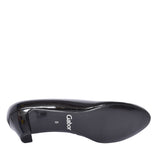 300 Mid Heel Court Shoe For Ladies In Blk Patent