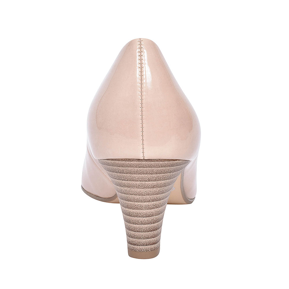 300 Mid Heel Court Shoe For Ladies In Nude