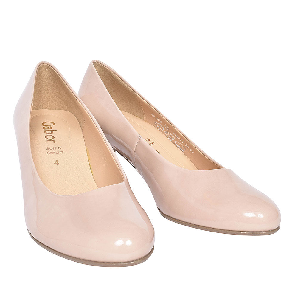 300 Mid Heel Court Shoe For Ladies In Nude