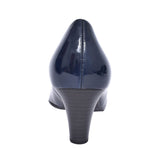 Nesta 300 Mid Heel Court Shoe For Ladies In Navy Patent
