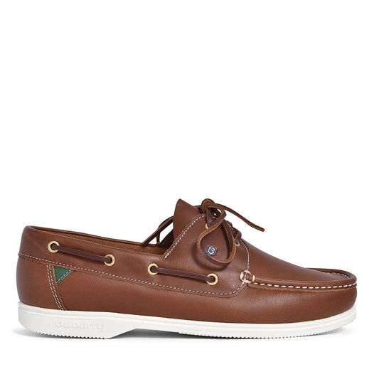 Unisex Admirals Leather Boat Shoe In Brown