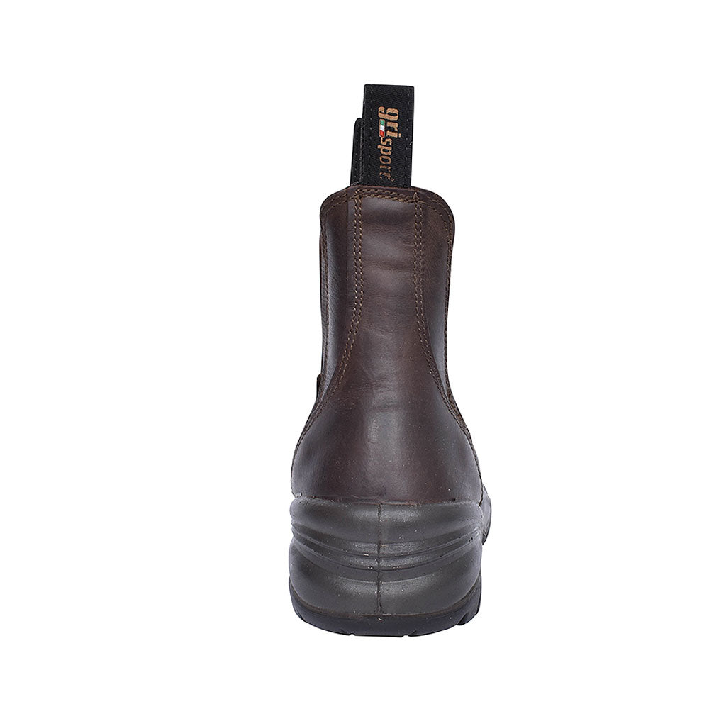 Chukka Slip On Safety Boots For Men In Brown