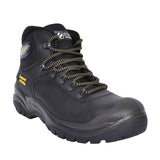 Contractor Laced Safety Boot For Men In Black