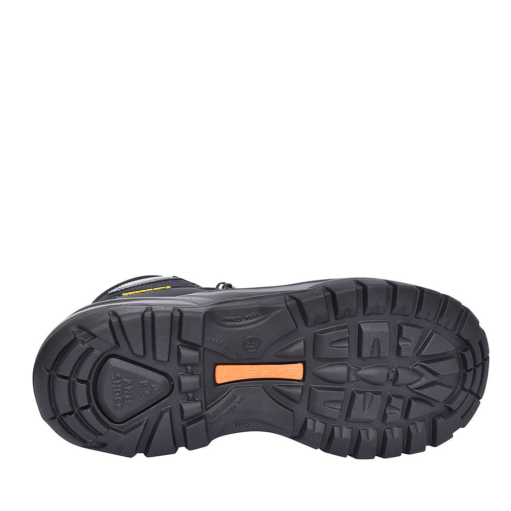 Contractor Laced Safety Boot For Men In Black