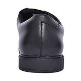 Scala Loop Black Leather Laced Shoe For Boys In Kids G Fit
