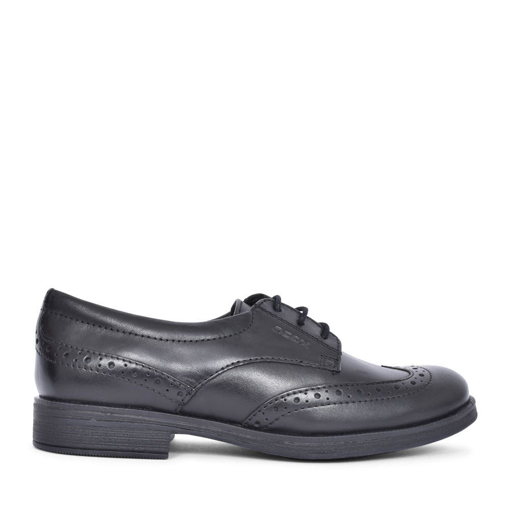 Girls J8449d Agata Laced Brogue Shoe  In Black