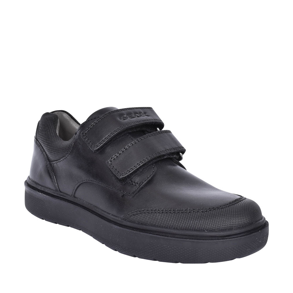 J847sf Riddock Velcro Shoe For Boys In Black