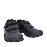 Tarantula Black Leather Velcro Shoe For Boys In Kids E Fit