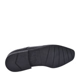 Tailor Black Leather Laced Brogue Shoe For Boys In Kids F Fit